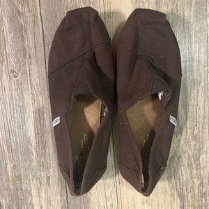 Brown Toms Slip on Shoes